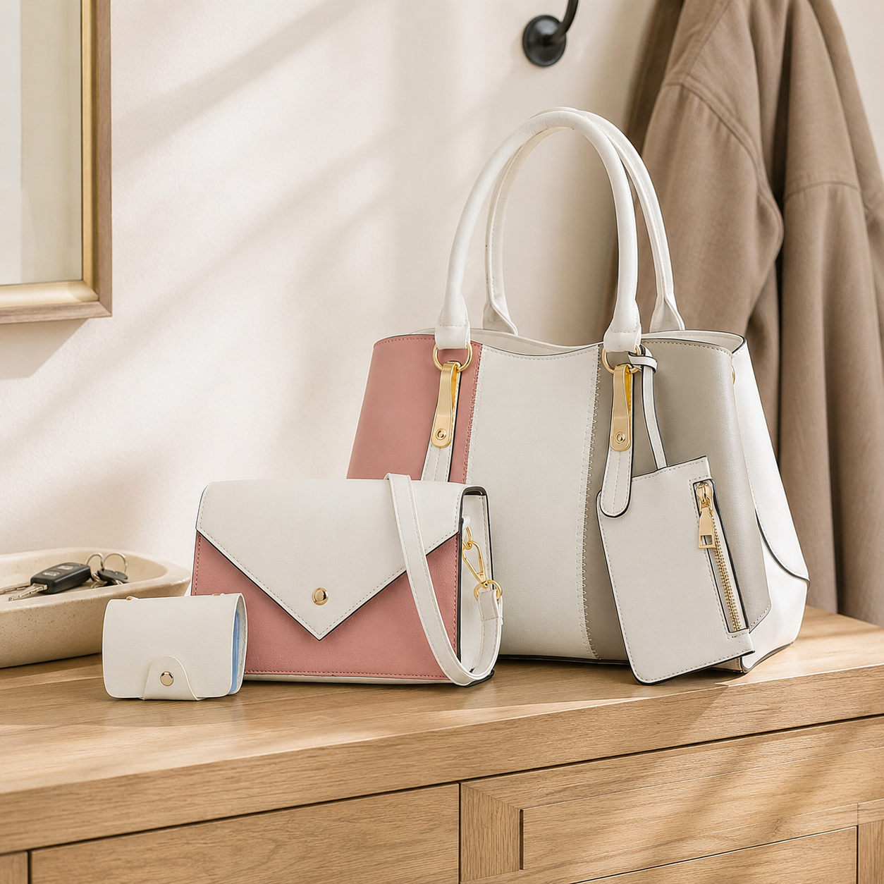 Curated handbag collection
